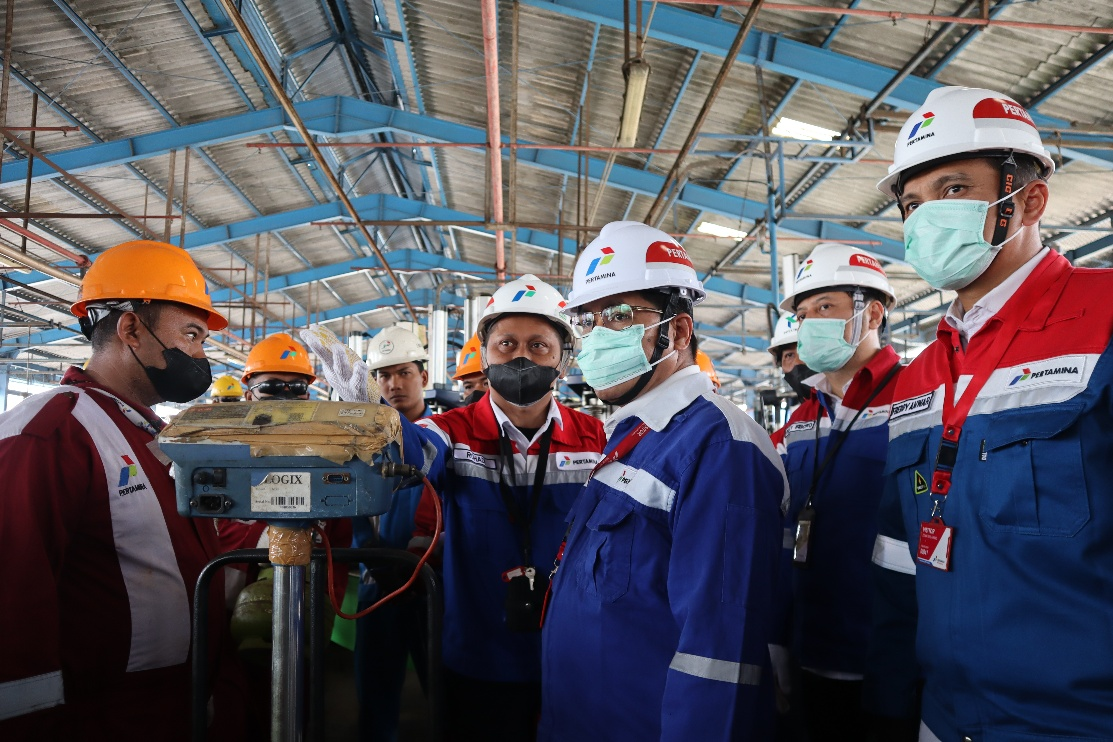 Kunjungan Dirjen Migas ESDM ke SPBE Petras Tanjung Priok, Pastikan Suplai LPG Optimal